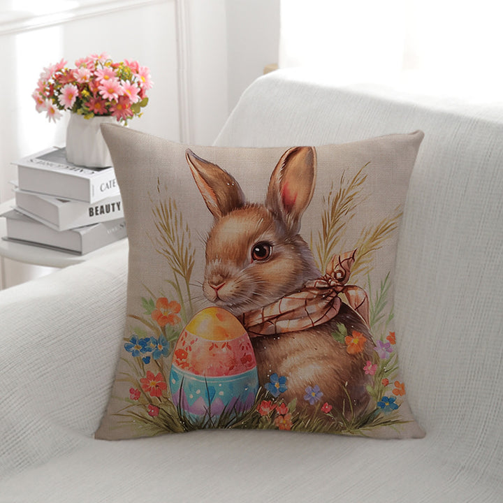 Cute Bunny Design Decorative Pillow