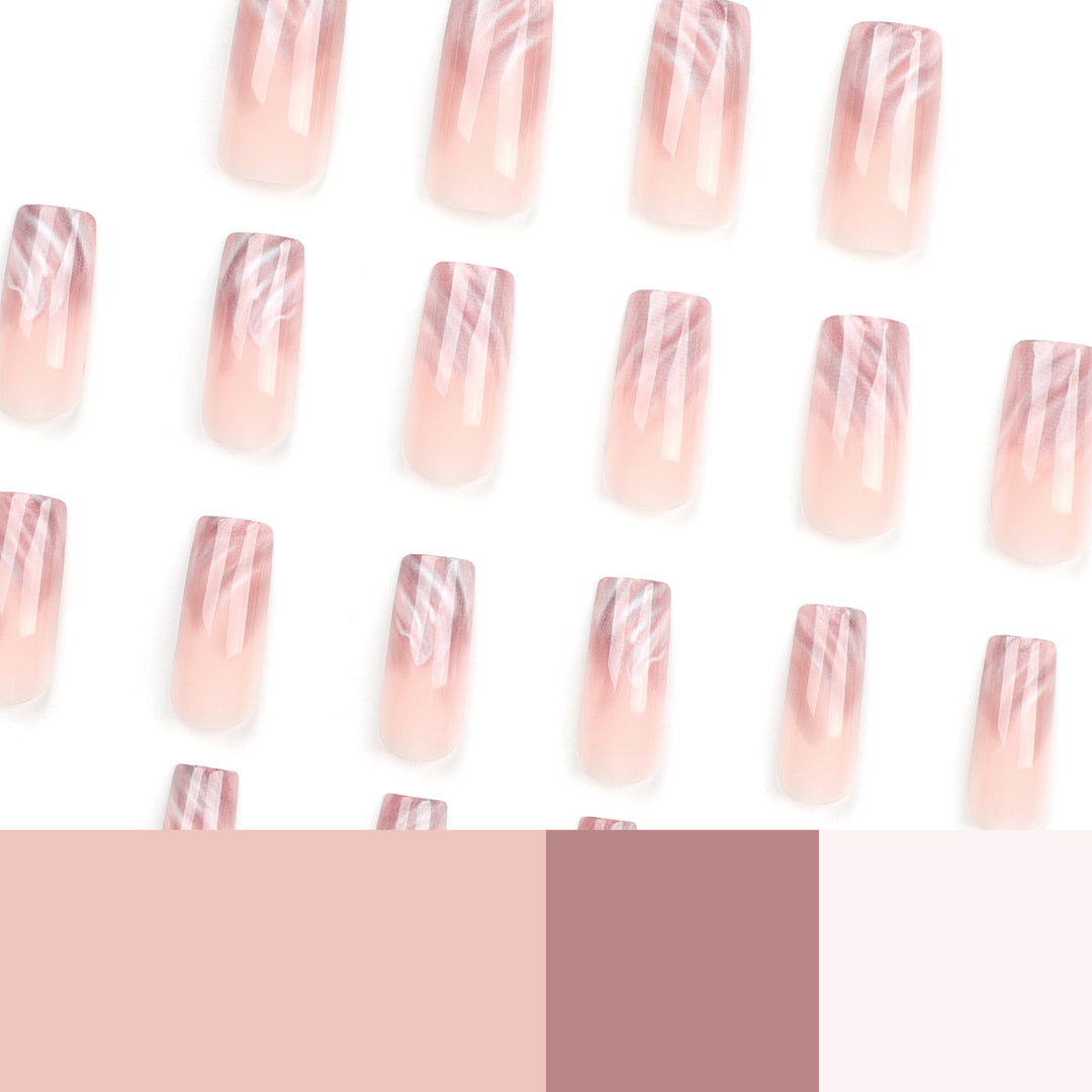 Artistic Acrylic Nails with Elegant Shine Stornfield