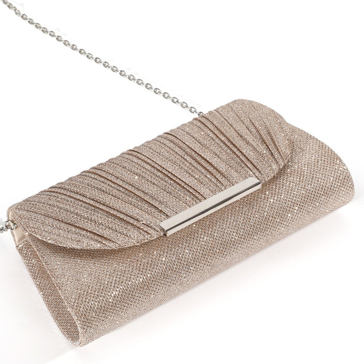 Elegant Pleated Evening Clutch