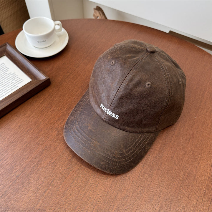 Unisex Vintage-Inspired Distressed Baseball Cap Stornfield