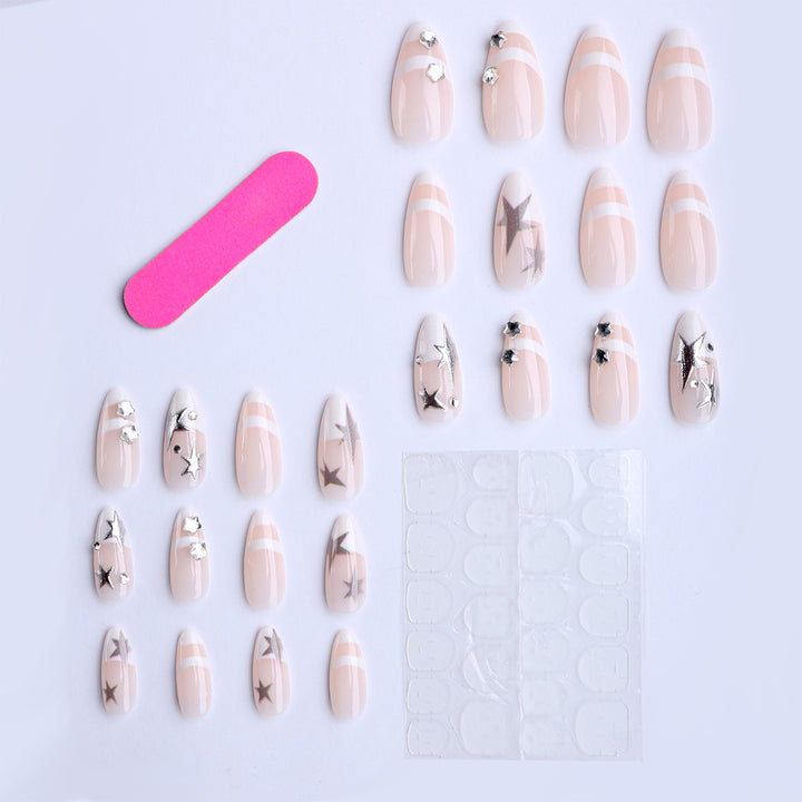 Creative decorative nails with elegant glitter accents Stornfield