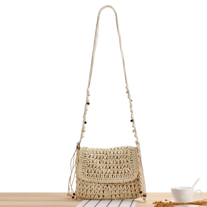 Handbag made of high-quality woven natural material Stornfield