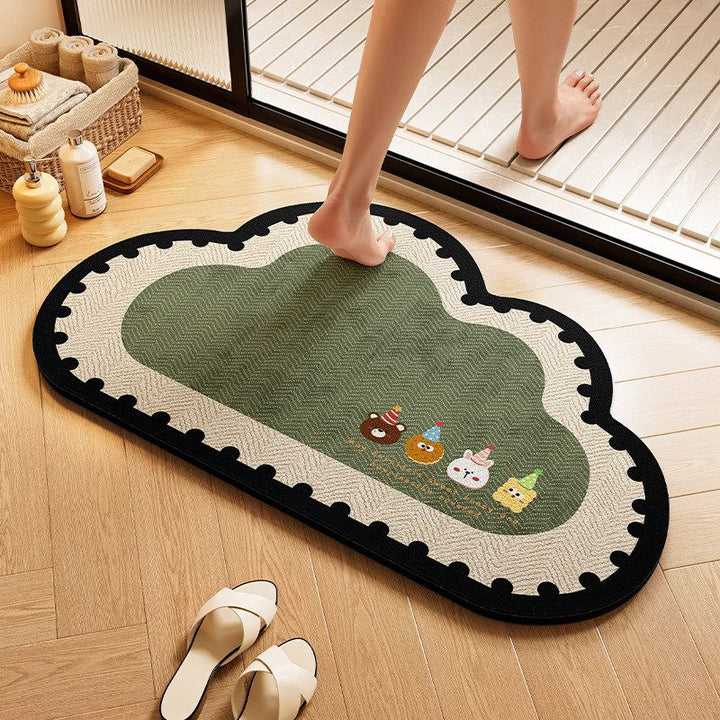 Decorative Cartoon Cloud-Shaped Area Rug