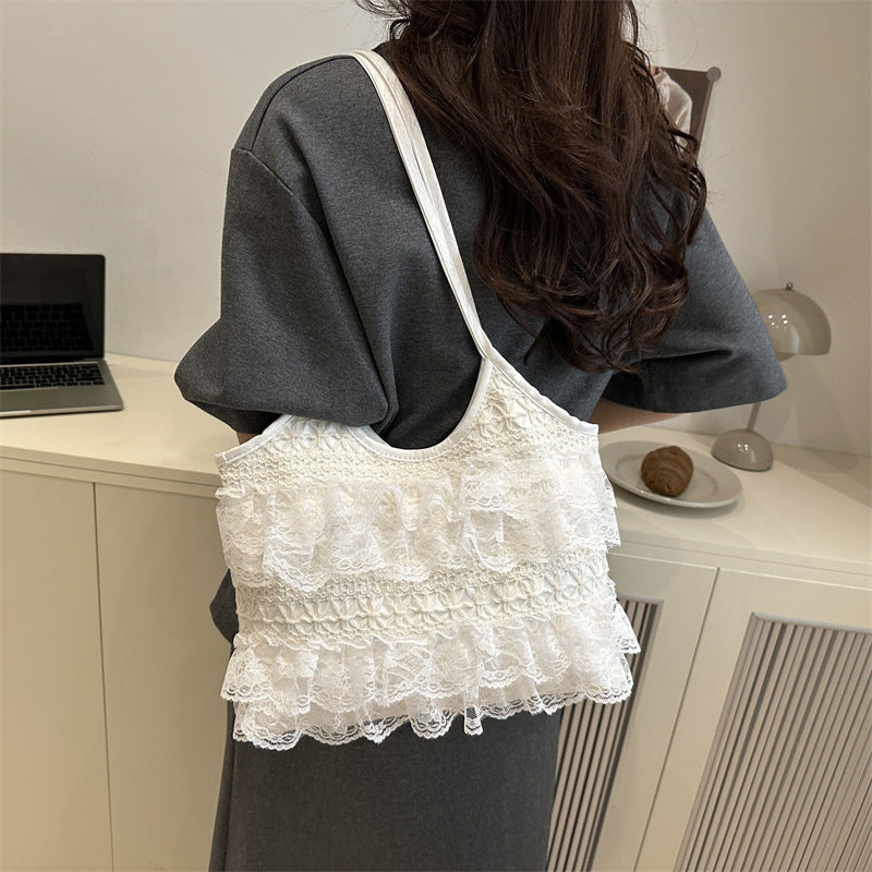 Ruffled Lace Crop Top Stornfield