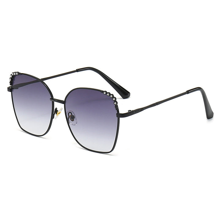 Elegant Square Sunglasses with Sparkling Accents Stornfield