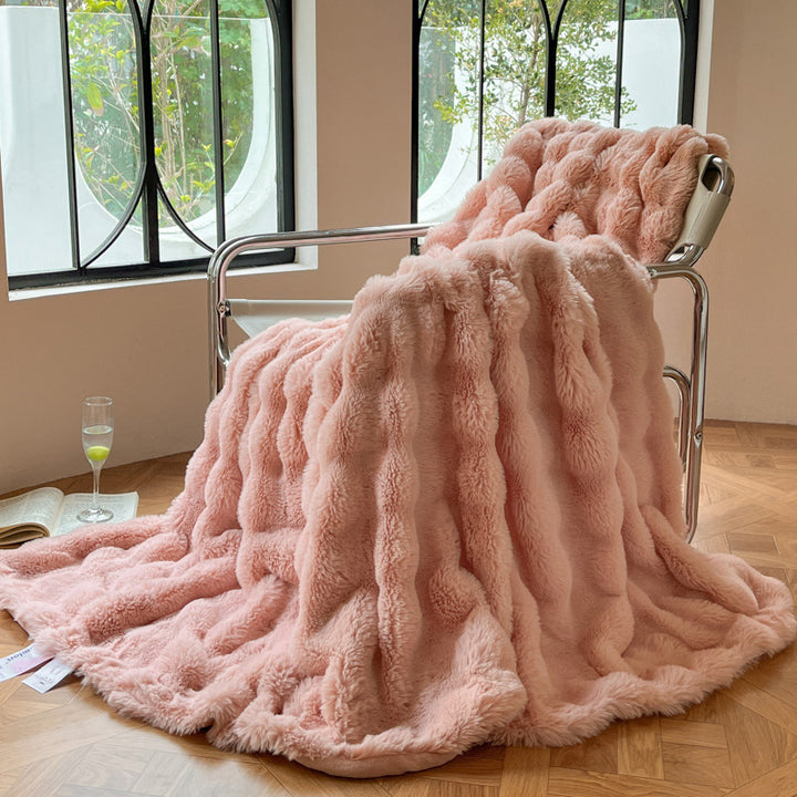 Luxurious Textured Soft Throw Blanket Stornfield