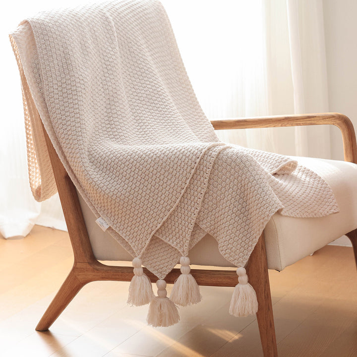 Textured Weave Throw Blanket