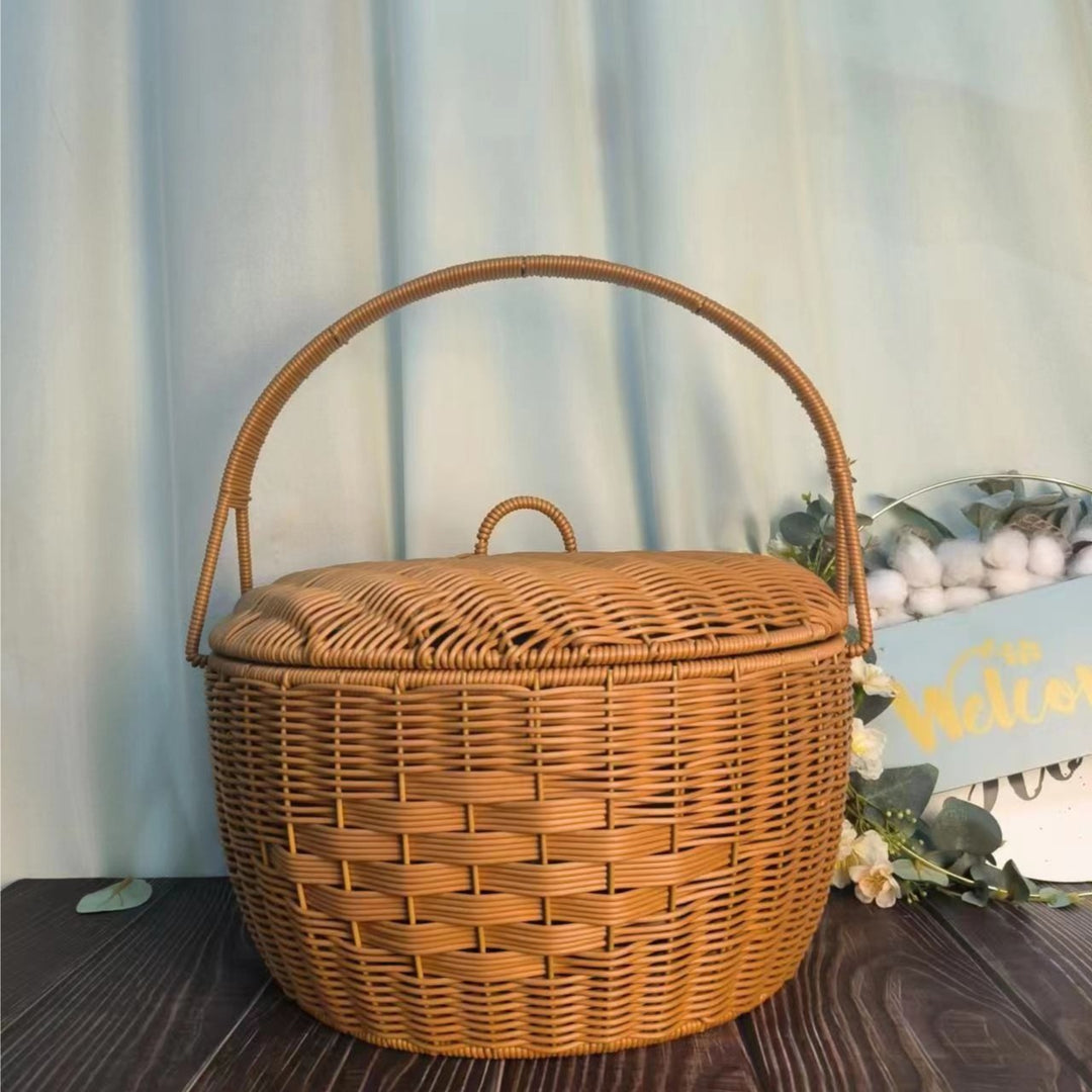Handcrafted Woven Picnic Basket Stornfield