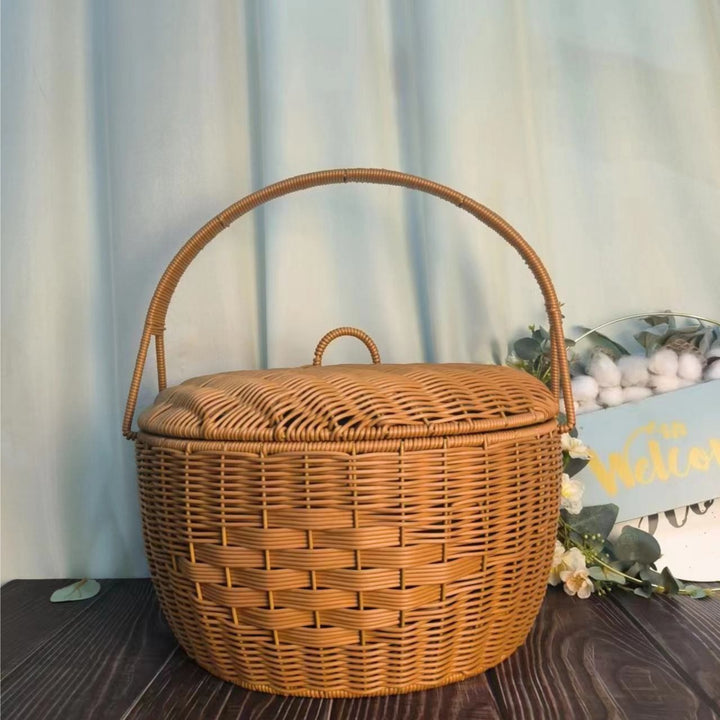 Handcrafted Woven Picnic Basket Stornfield