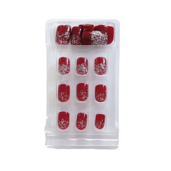 Glamorous artificial nails with glitter accents Stornfield