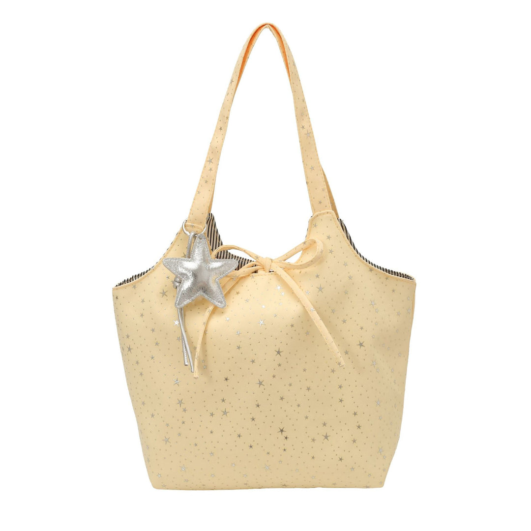 Stylish Multi-Pocket Canvas Tote Bag