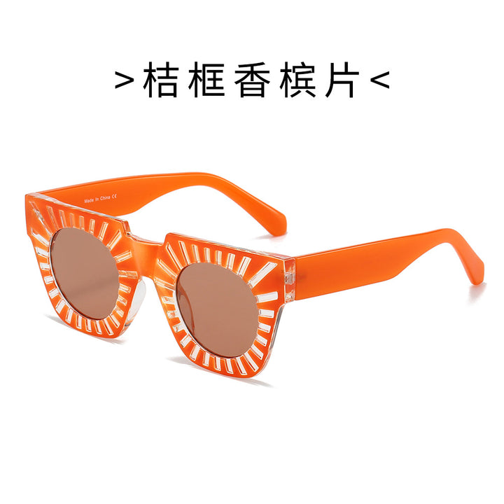 Ladies Fashion Sunglasses with Creative Geometric Frame Stornfield