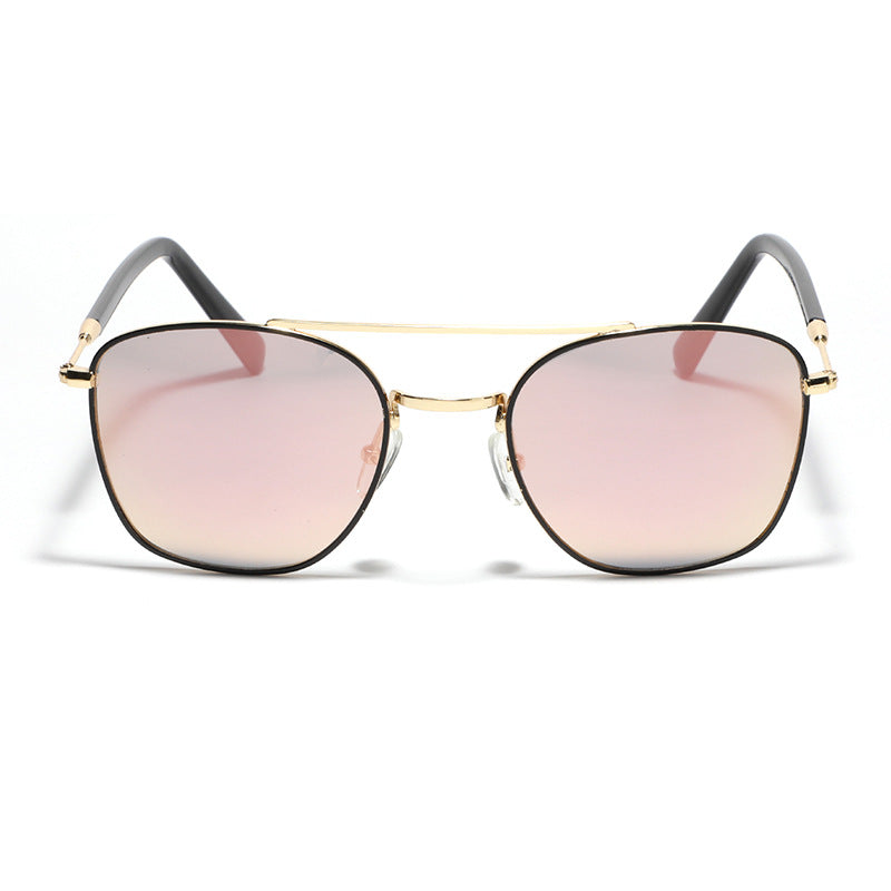 Women's fashionable square sunglasses with luxurious metal frame Stornfield