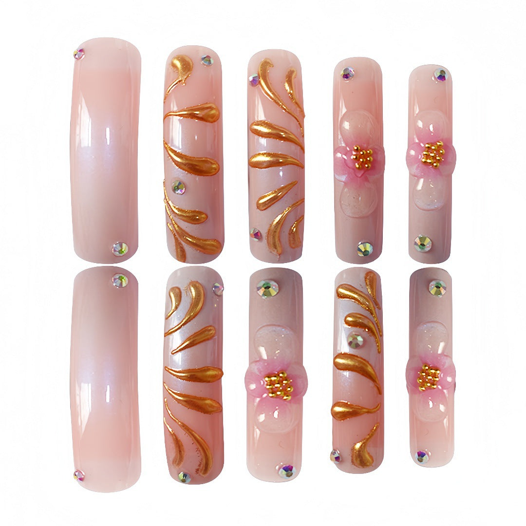 Artistic 3D Nail Art Extensions Stornfield