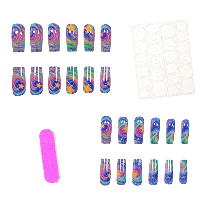 Artistic Glittery Nail Art Enhancements Stornfield