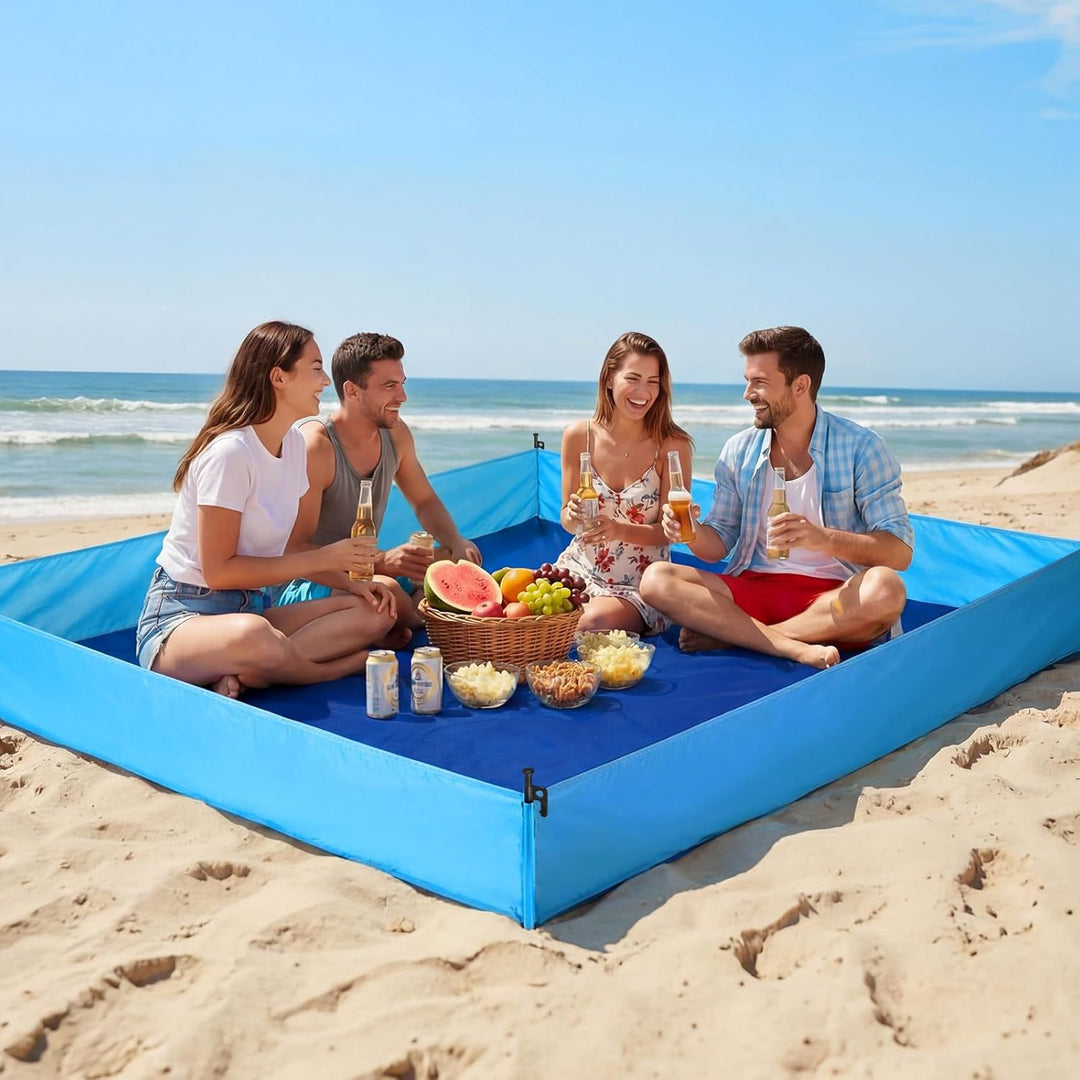 Versatile Sand-Free Beach Mat with Anchor System Stornfield