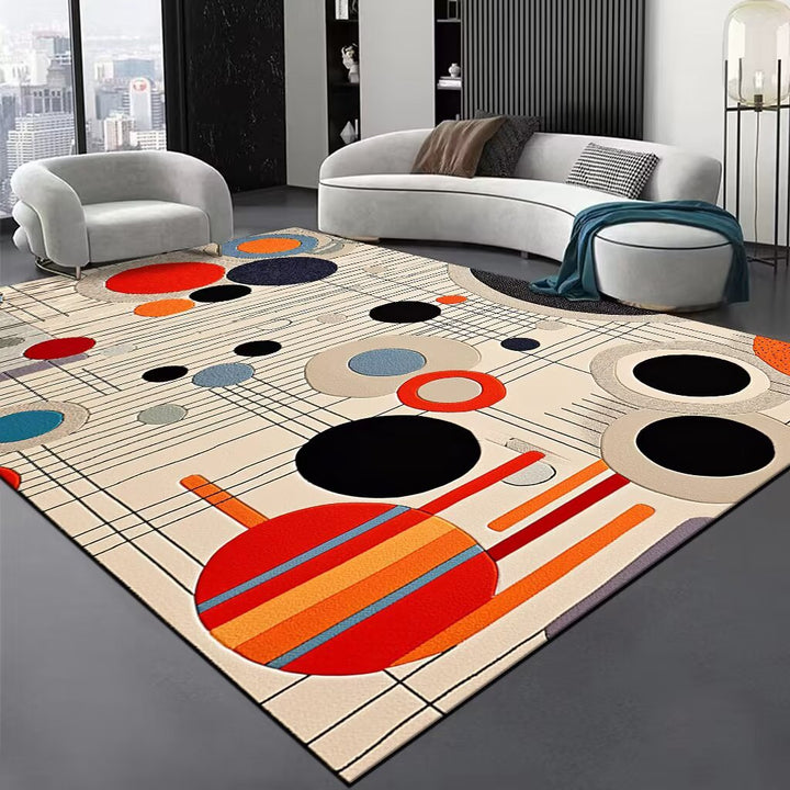 Abstract Swirl Area Rug Stornfield