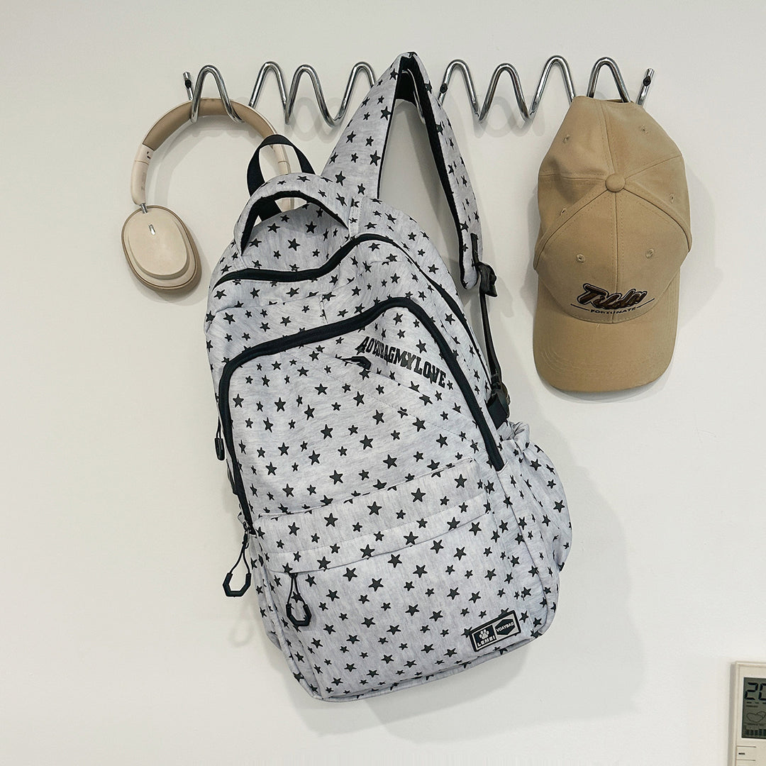 Star-Patterned Adventure Backpack Stornfield