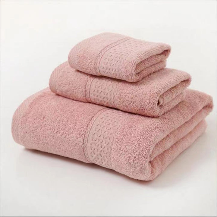 Terry Bath Towel Set with Elegant Structure Stornfield