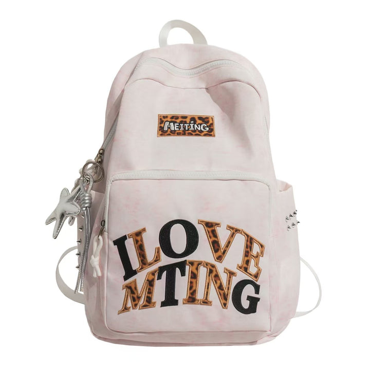 Trendy Graphic Embroidered Backpack Stornfield