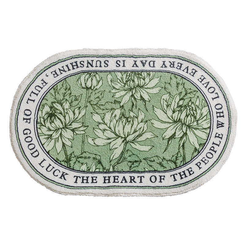 Floral Emblazoned Area Mat Stornfield
