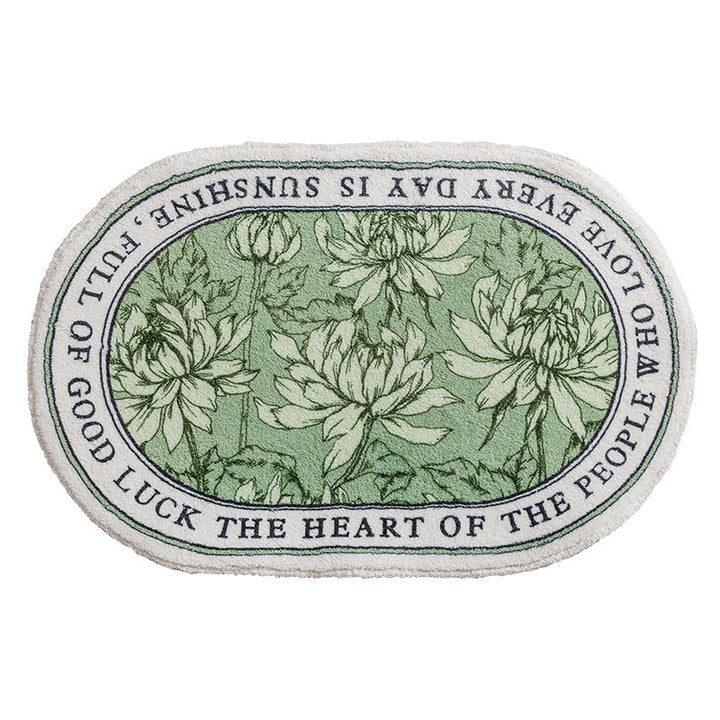 Floral Emblazoned Area Mat Stornfield