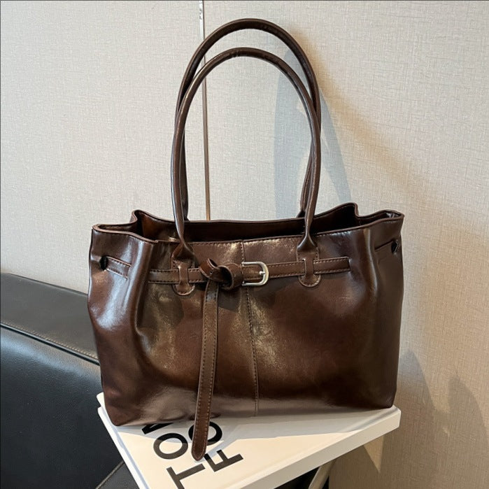 Elegant Leather Tote Bag