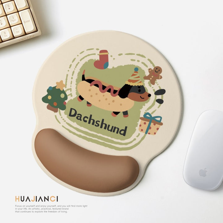 Cartoon-Themed Ergonomic Mouse Wrist Rest