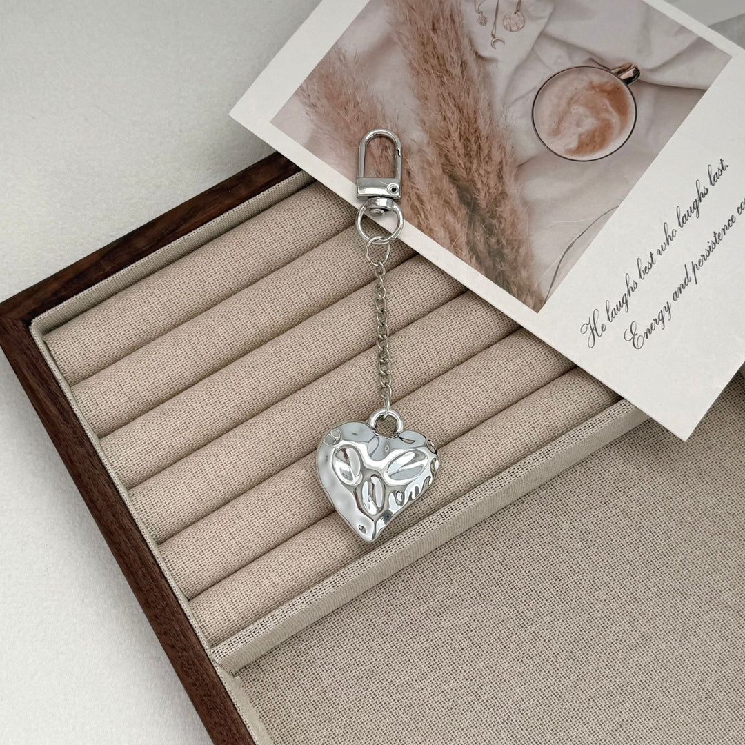 Heart-Shaped Metal Keychain Stornfield