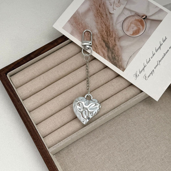 Heart-Shaped Metal Keychain Stornfield