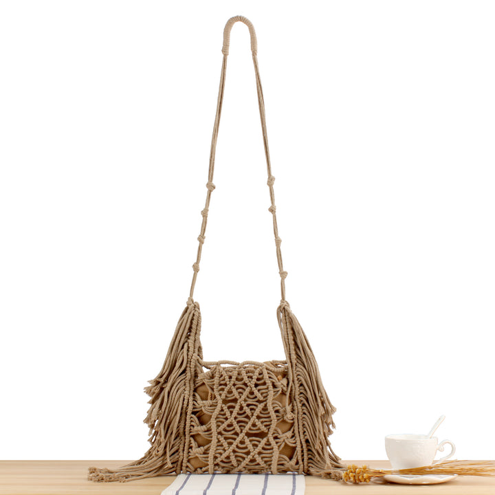 Handbag with Artistic Macramé Design Stornfield 1784182970