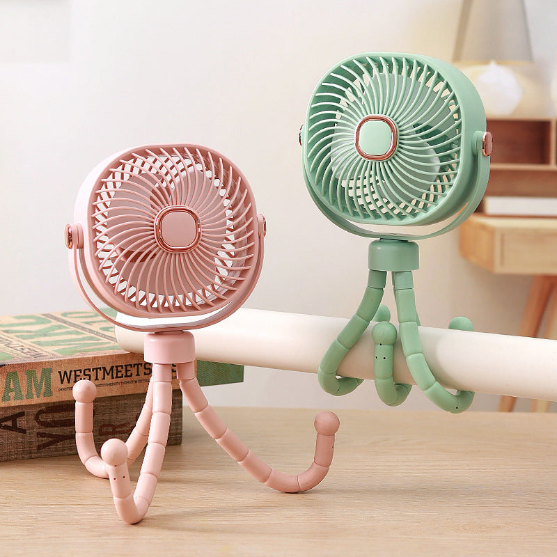 Unisex Mini-Portable Fan with Flexible Mount Stornfield