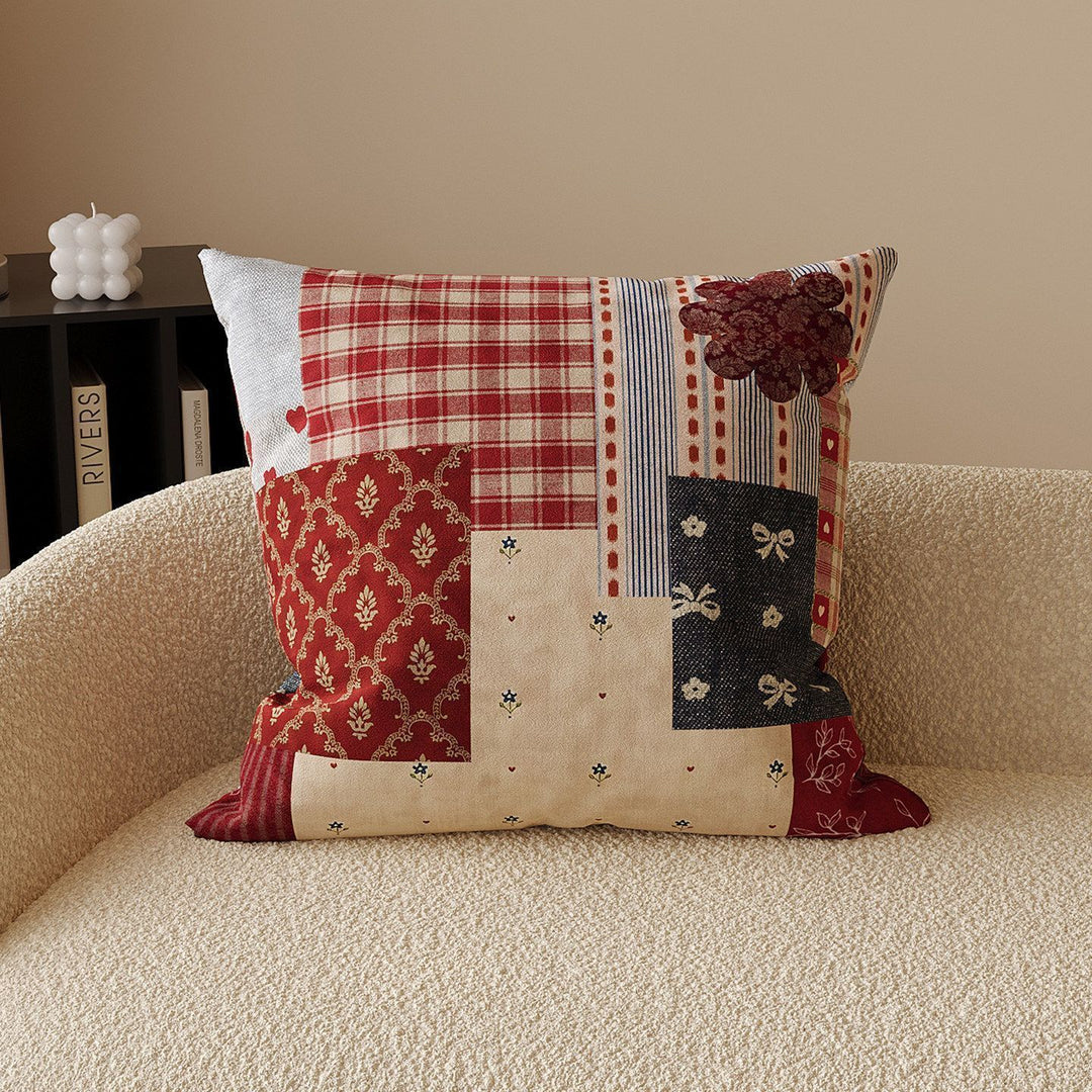 Decorative Checked Pillow