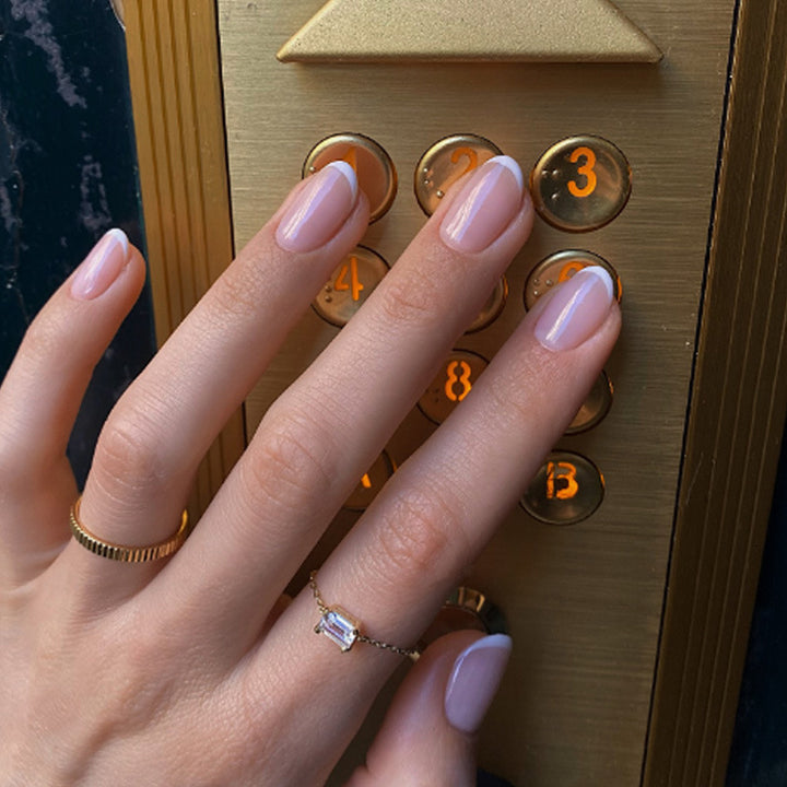 Nail set with elegant French design Stornfield