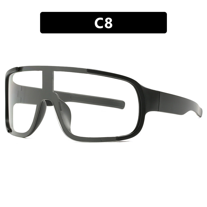 Women's sporty UV protection sunglasses with wide, aerodynamic shape Stornfield