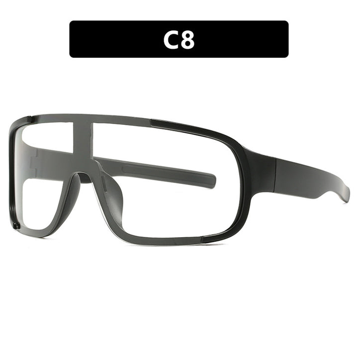 Women's sporty UV protection sunglasses with wide, aerodynamic shape Stornfield