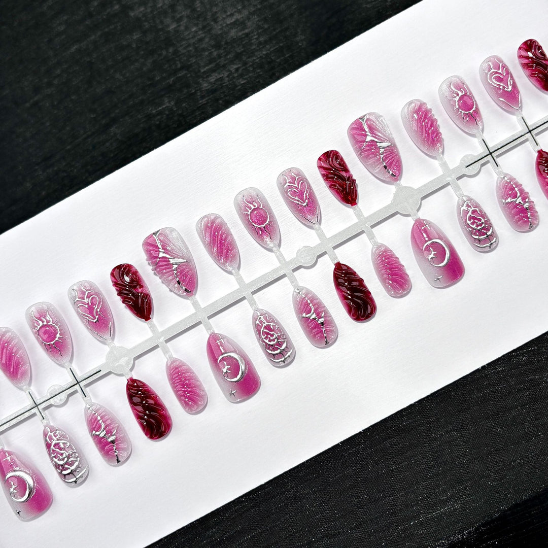 Decorative Press-On Nail Art Set 1790746070
