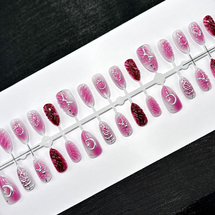 Decorative Press-On Nail Art Set 1790746070