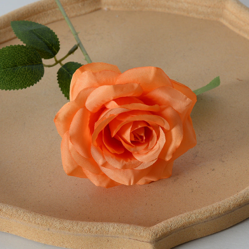Elegant Silk Rose Hair Accessory