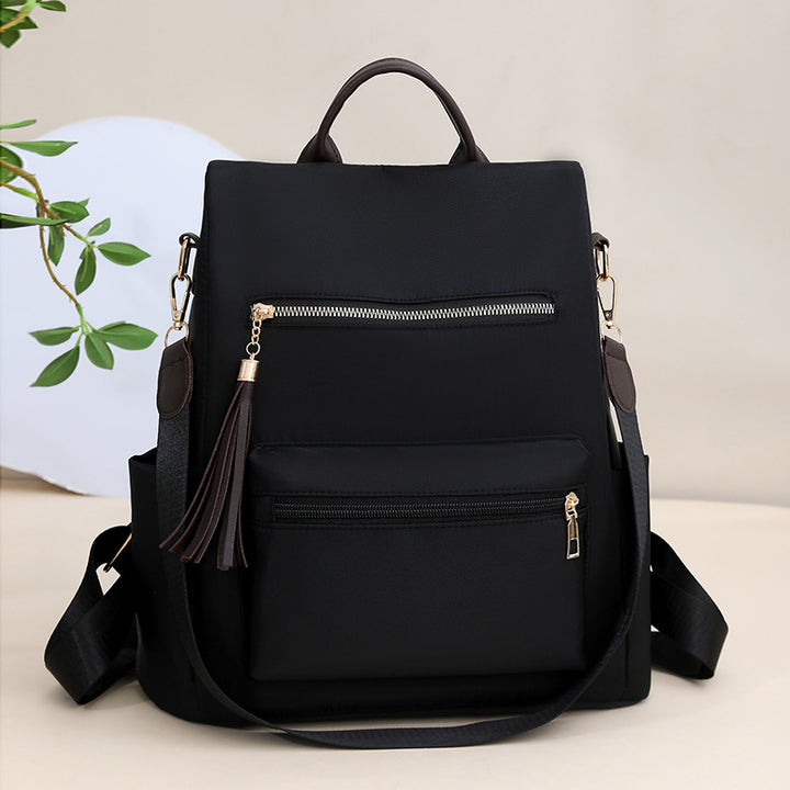 Elegant Multi-Pocket Backpack with Detachable Strap Stornfield