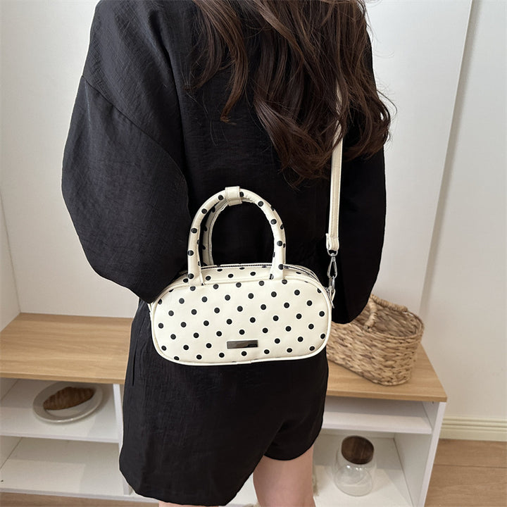 Stylish Polka Dot Mini Handbag