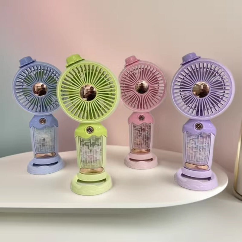 Unisex Portable Handheld Fan with Water Mist Stornfield