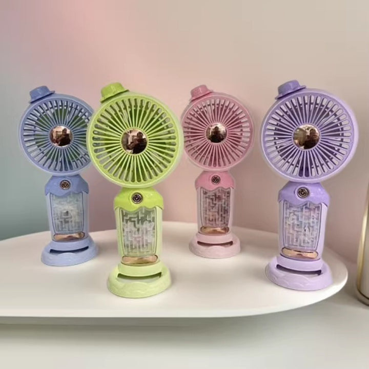 Unisex Portable Handheld Fan with Water Mist Stornfield