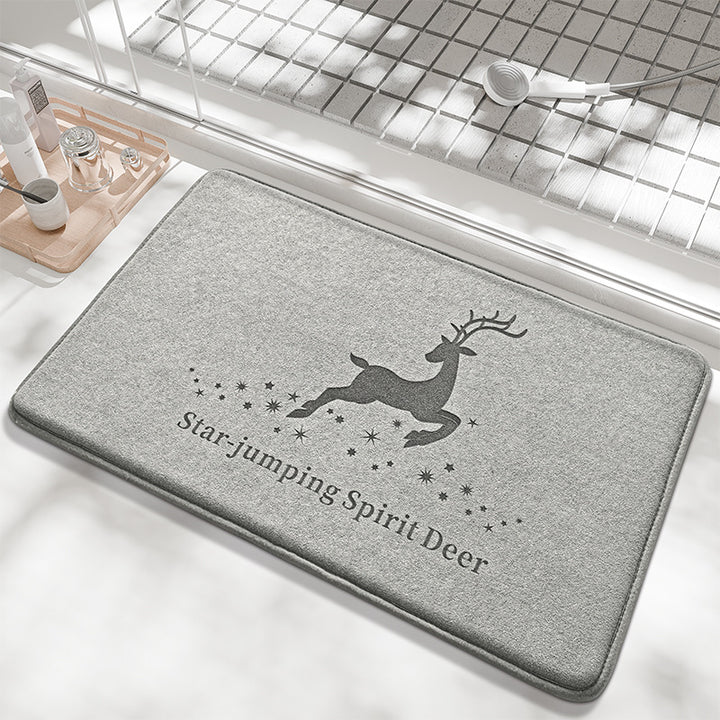 Whale-Themed Memory Foam Bath Mat