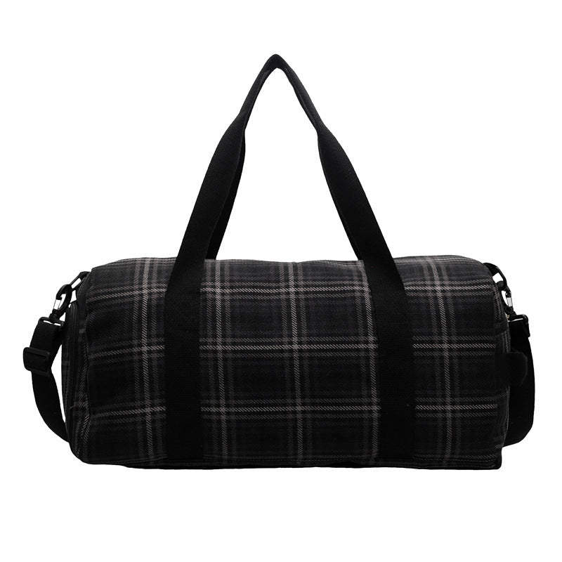 Versatile Checked Travel Duffle Bag Stornfield