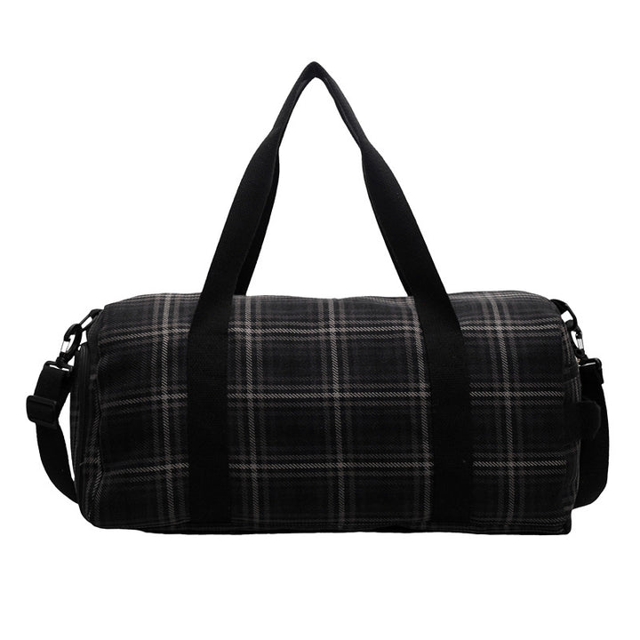 Versatile Checked Travel Duffle Bag Stornfield