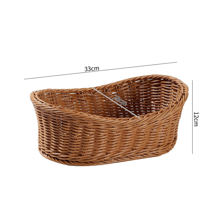 Unisex Elegant oval storage basket made of natural materials Stornfield