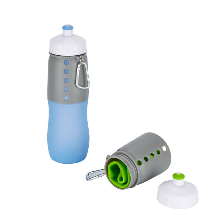 Women Functional Silicone Water Bottle with Carabiner Stornfield