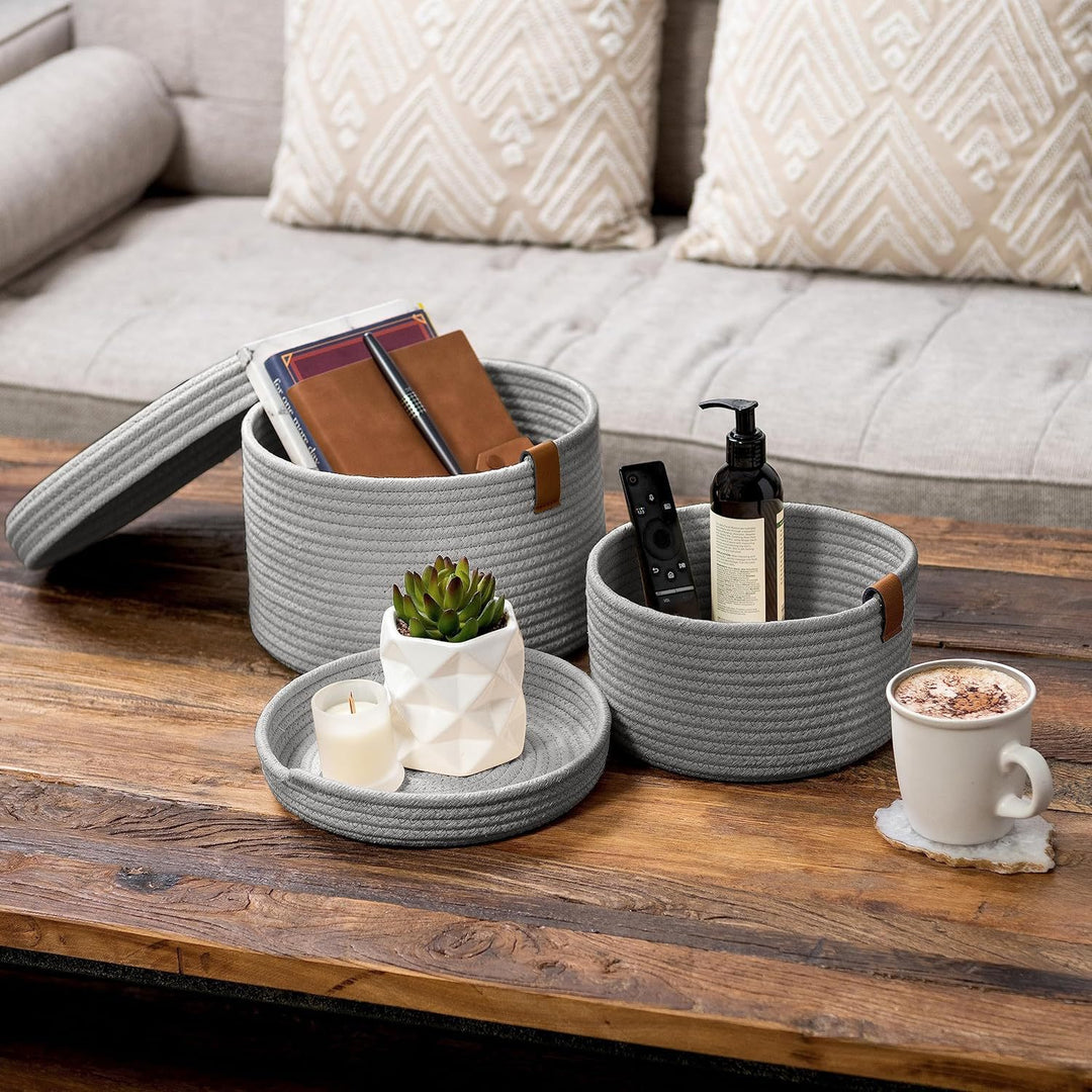 Ladies stylish and versatile storage basket set Stornfield