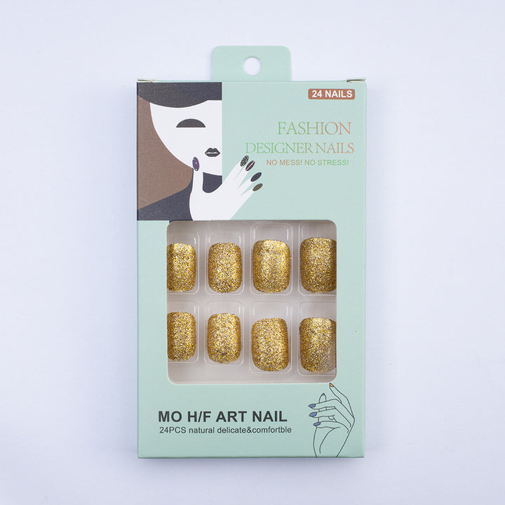Glitter Artificial Nails Stornfield